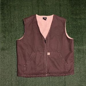 Guide Series Work Wear Sherpa
Lined Brown Vest XXL